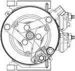 FC1784 A/C Compressor 1712520 AV6119D629CA FORD C-MAX II 2010-
